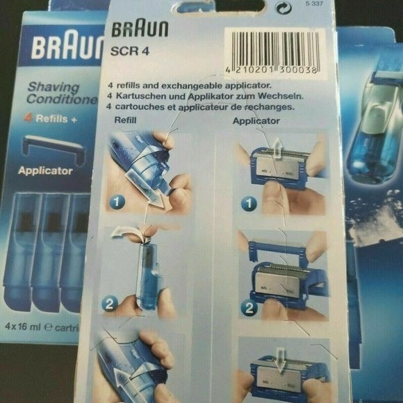 Braun Free Glider SCR4 Shaving Conditioner 3 packs - Picture 2 of 2